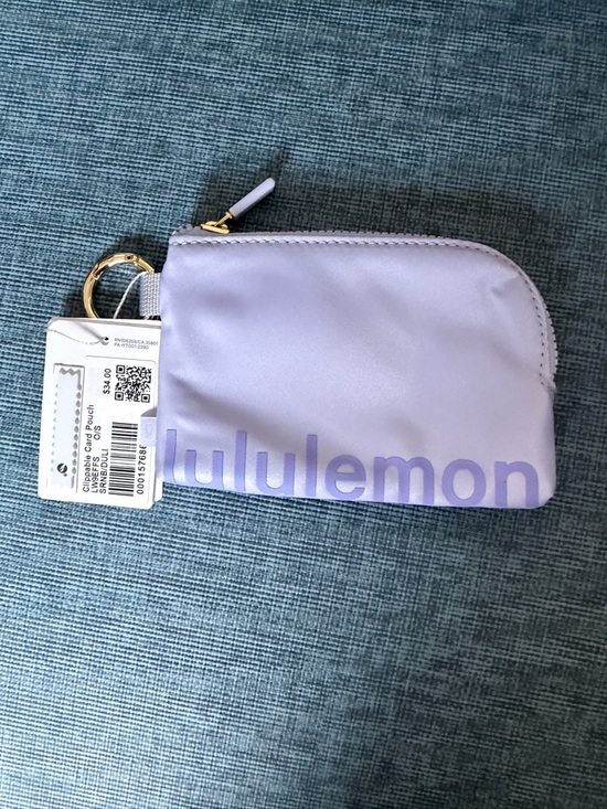 Mango Accessories - Lululemon Lavender Clippable Card Pouch